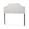 Baxton Studio Avignon Modern Grayish Beige Upholstered Full Size Headboard 124-6865 - alternate 4